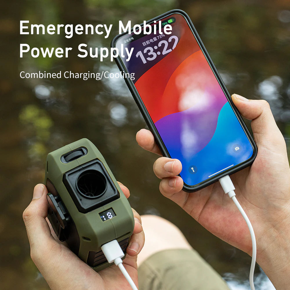 CoolBelt Pro – Wearable Waist Fan & Power Bank