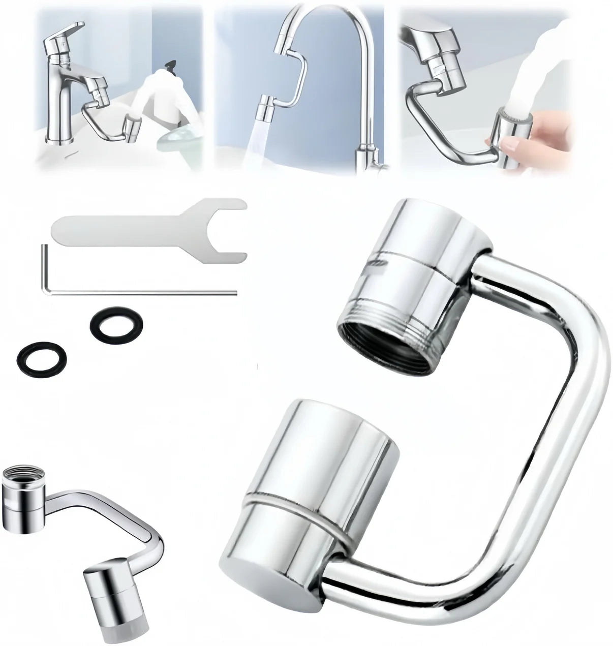 FlexiFlow 1080° Rotating Faucet Extender