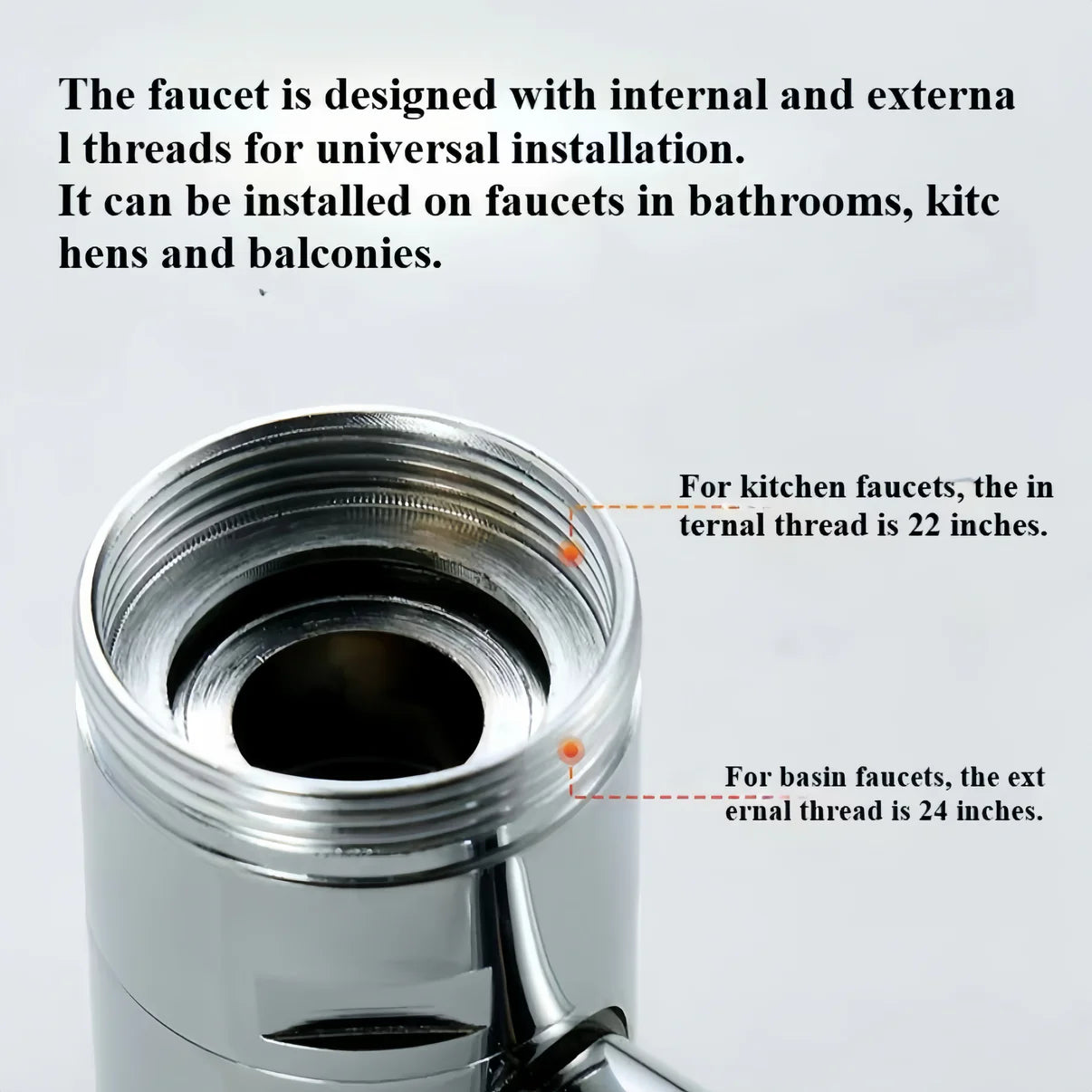 FlexiFlow 1080° Rotating Faucet Extender