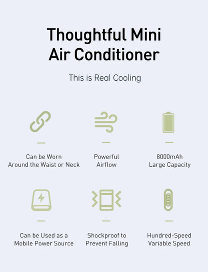 CoolBelt Pro – Wearable Waist Fan & Power Bank