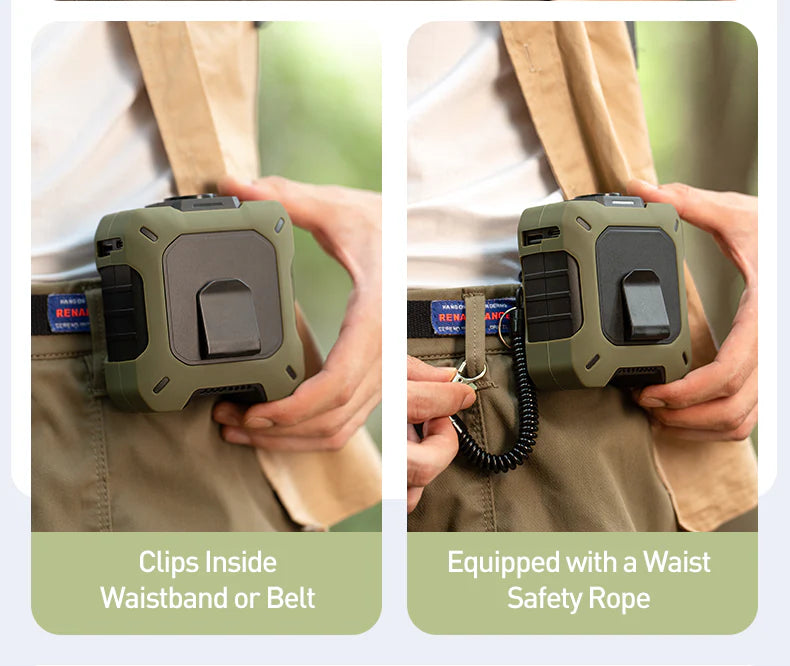 CoolBelt Pro – Wearable Waist Fan & Power Bank
